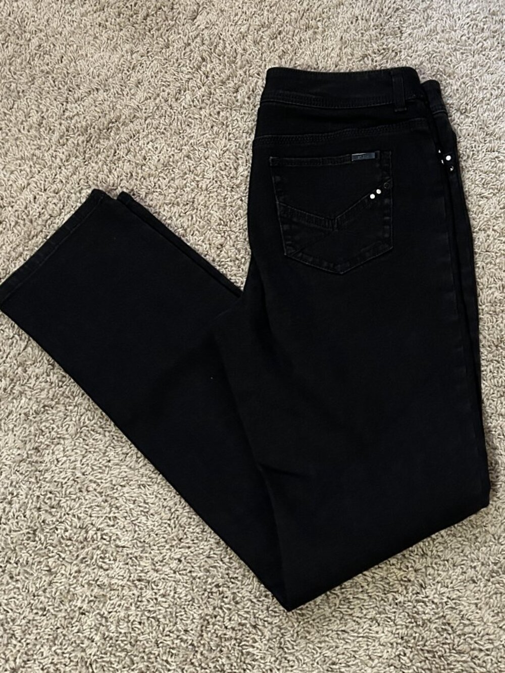 Chico's Black So Slimming Ladies Jeans Size 8